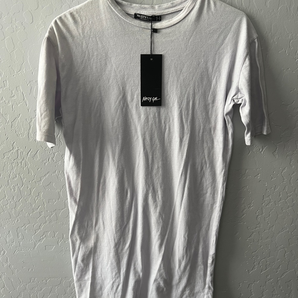 Nasty Gal lavender tshirt dress new